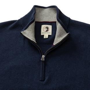 Duck Head Men's Ridley Cotton Cashmere 1/4 Zip Sweater Alternate View